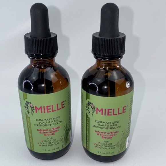 2 X Mielle Organics Rosemary Mint Scalp & Hair Strengthening Oil w/ Biotin 2oz - Picture 6 of 6